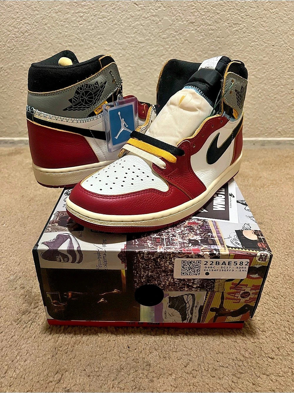 Jordan 1 Union LA Chicago shadow